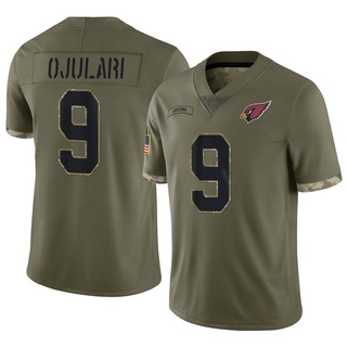Limited BJ Ojulari Men's Arizona Cardinals 2022 Salute To Service Jersey - Olive