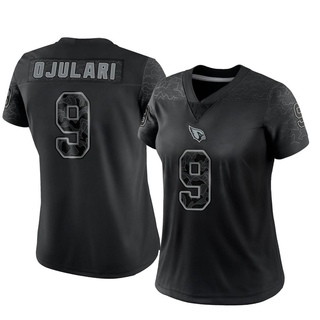 Limited BJ Ojulari Women's Arizona Cardinals Reflective Jersey - Black
