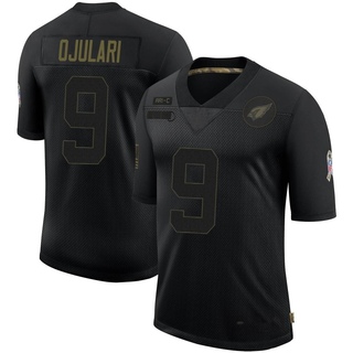 Limited BJ Ojulari Youth Arizona Cardinals 2020 Salute To Service Jersey - Black